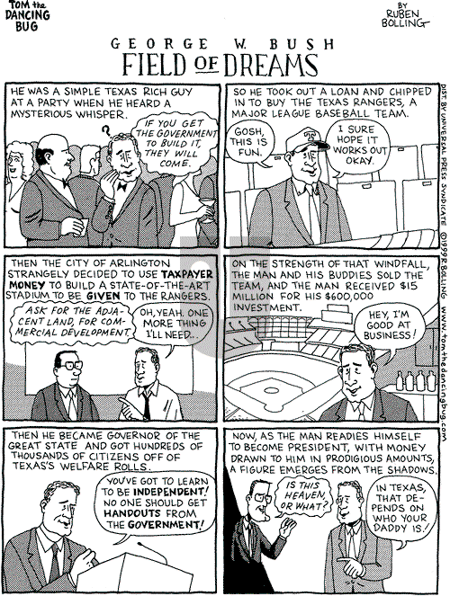 Tom the Dancing Bug on Saturday October 30, 1999 Comic Strip