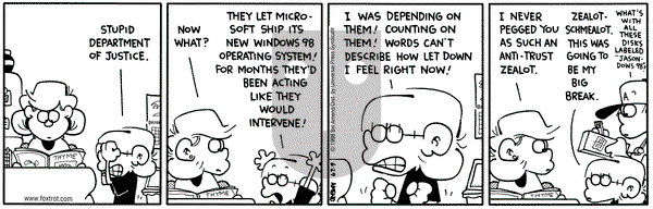 FoxTrot on Monday June 29, 1998 Comic Strip