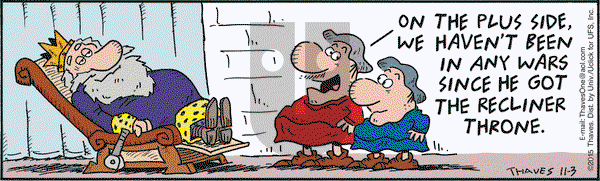 Frank and Ernest on Tuesday November 3, 2015 Comic Strip
