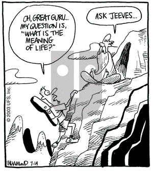 Reality Check on Monday July 14, 2003 Comic Strip