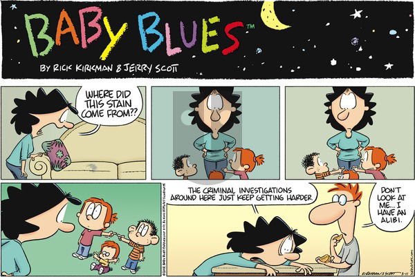 Baby Blues on Sunday March 11, 2018 Comic Strip