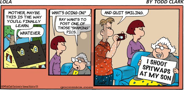 Lola on Sunday April 13, 2014 Comic Strip