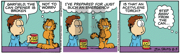 Garfield on Saturday August 5, 2006 Comic Strip