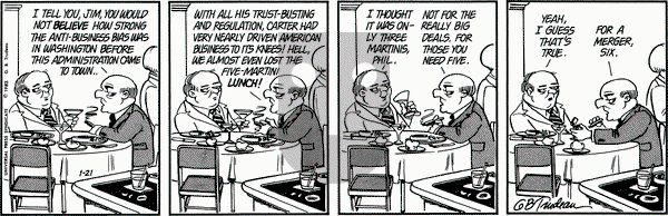 Doonesbury on Thursday January 21, 1982 Comic Strip
