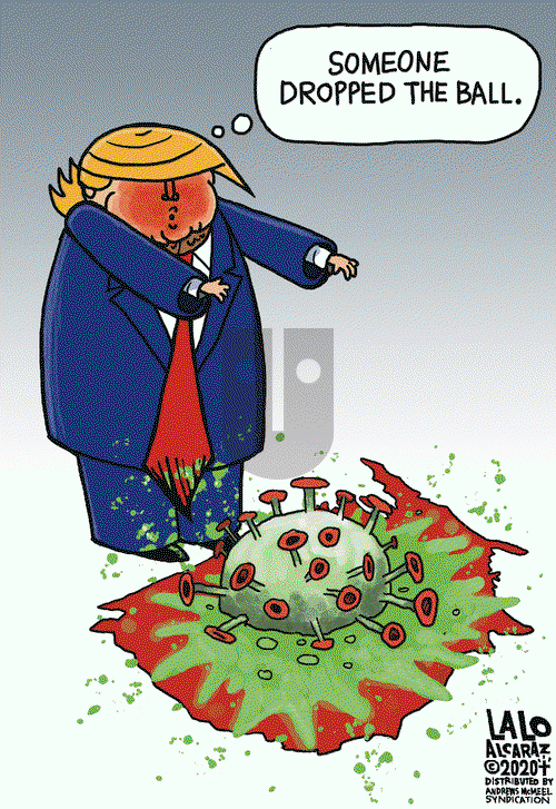 Lalo Alcaraz on Wednesday April 1, 2020 Comic Strip