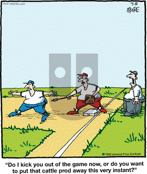 In the Bleachers on Tuesday July 6, 1999 Comic Strip