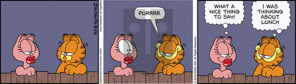 Garfield on Friday August 26, 2016 Comic Strip