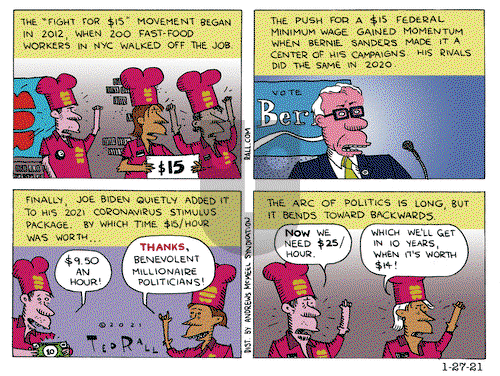 Ted Rall on Wednesday January 27, 2021 Comic Strip