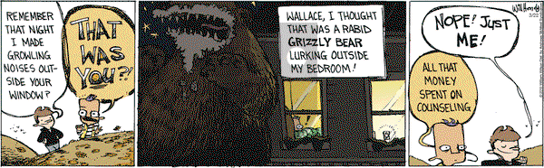 Wallace the Brave on Friday March 22, 2019 Comic Strip