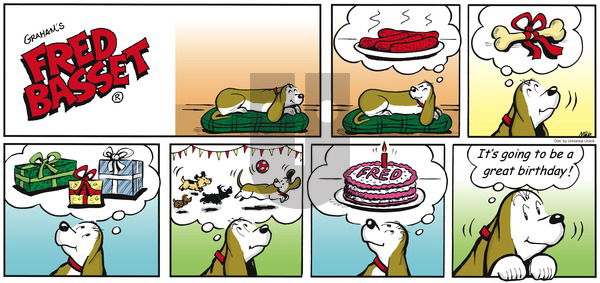 Fred Basset on Sunday July 7, 2013 Comic Strip