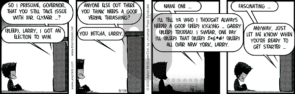 The Boondocks on Tuesday April 22, 2008 Comic Strip