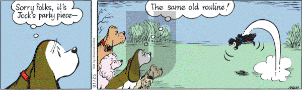 Fred Basset on Tuesday January 25, 2011 Comic Strip