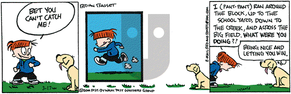 Red and Rover on Saturday March 17, 2001 Comic Strip