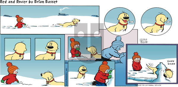 Red and Rover on Sunday January 6, 2013 Comic Strip