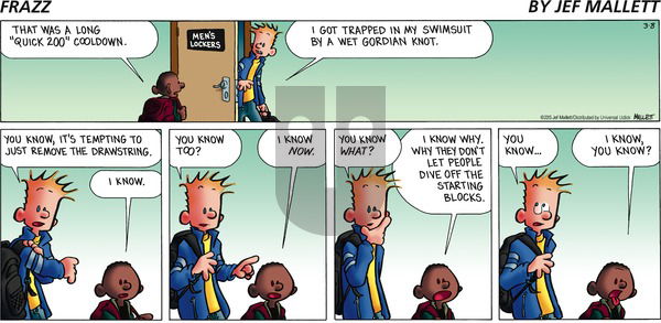 Frazz on Sunday March 8, 2015 Comic Strip