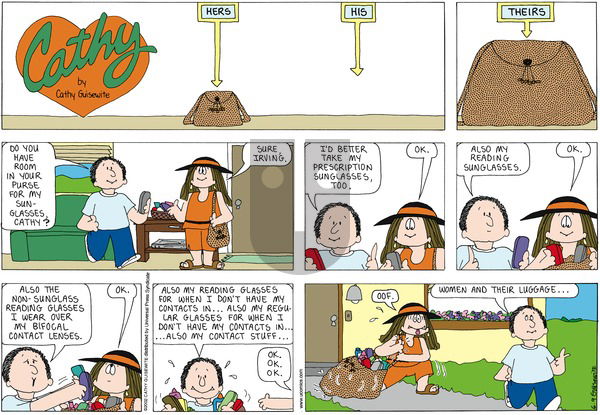 Cathy Classics on Sunday June 9, 2013 Comic Strip