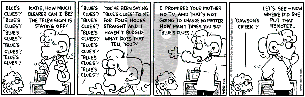 FoxTrot on Friday March 26, 1999 Comic Strip