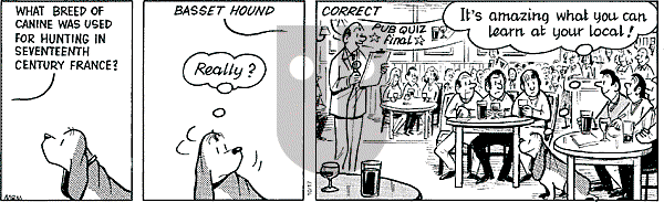 Fred Basset on Friday October 17, 2003 Comic Strip