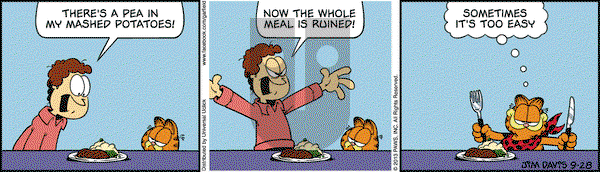 Garfield on Saturday September 28, 2013 Comic Strip