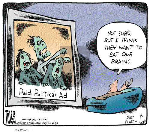 Tom Toles on Friday October 29, 2010 Comic Strip