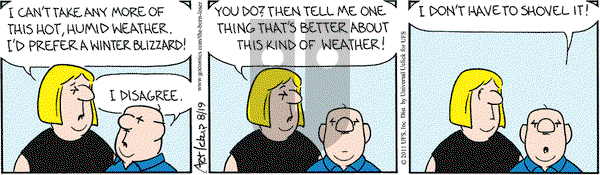 The Born Loser on Friday August 19, 2011 Comic Strip