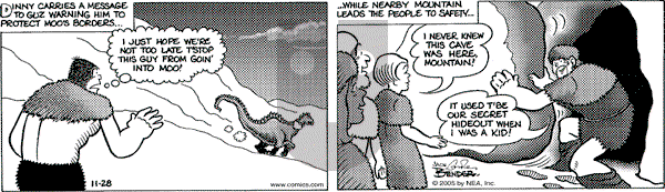 Alley Oop on Monday November 28, 2005 Comic Strip