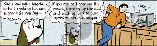 Fred Basset on Monday March 2, 2015 Comic Strip