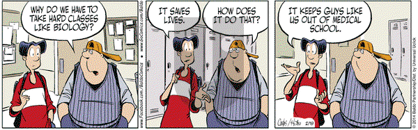 Baldo on Wednesday February 19, 2014 Comic Strip