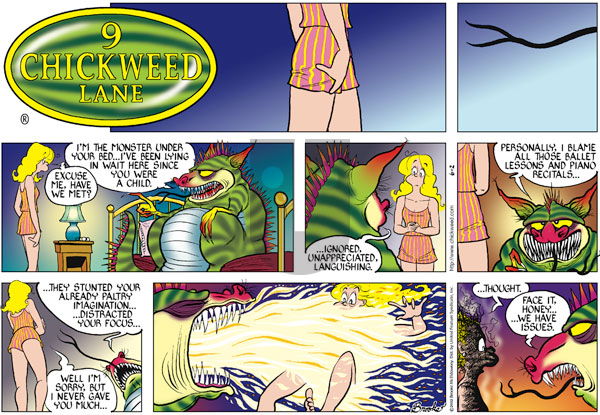 9 Chickweed Lane on Sunday June 2, 2002 Comic Strip