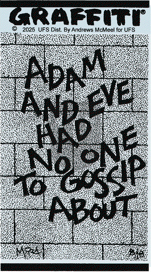 Graffiti on Monday August 18, 2025 Comic Strip