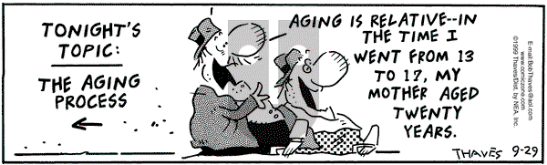 Frank and Ernest on Thursday November 18, 1999 Comic Strip