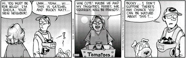 Get Fuzzy - Monday May 21, 2001 Comic Strip