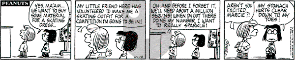 Peanuts - Tuesday November 12, 1974 Comic Strip