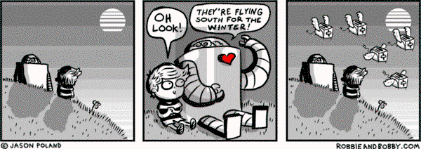 Robbie and Bobby - Thursday November 17, 2016 Comic Strip