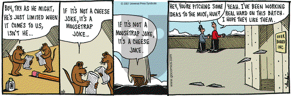 Overboard on Thursday November 1, 2007 Comic Strip