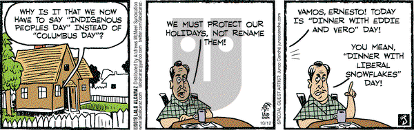 La Cucaracha on Friday October 12, 2018 Comic Strip