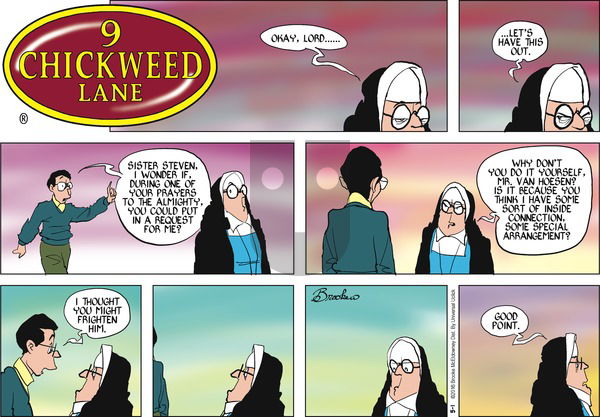 9 Chickweed Lane on Sunday May 1, 2016 Comic Strip
