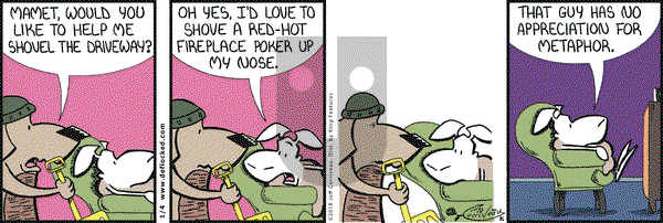 DeFlocked on Thursday January 4, 2018 Comic Strip