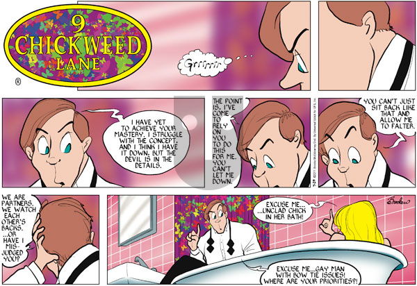 9 Chickweed Lane on Sunday July 24, 2011 Comic Strip