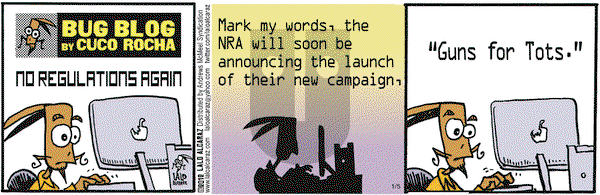 La Cucaracha on Friday January 5, 2018 Comic Strip