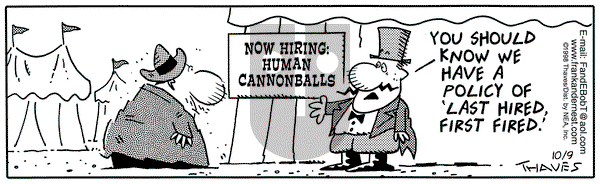 Frank and Ernest on Friday October 9, 1998 Comic Strip