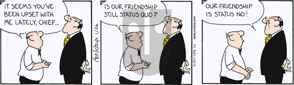 The Born Loser on Wednesday January 26, 2011 Comic Strip