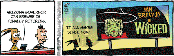 La Cucaracha on Saturday March 29, 2014 Comic Strip