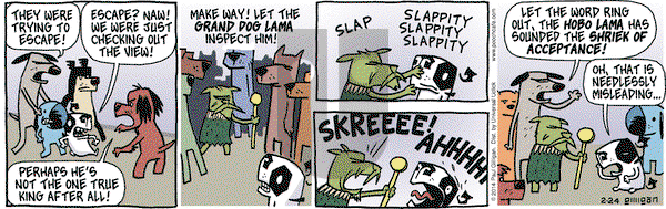 Pooch Cafe on Monday February 24, 2014 Comic Strip