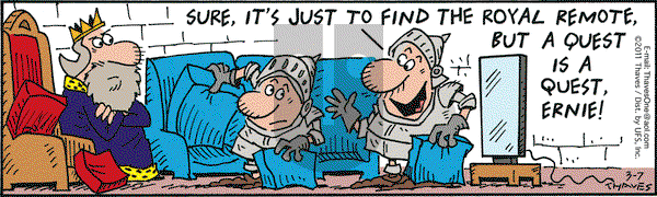 Frank and Ernest on Monday March 7, 2011 Comic Strip