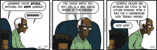 The Boondocks on Monday February 21, 2005 Comic Strip