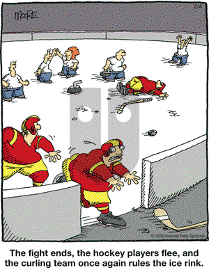 In the Bleachers on Friday February 4, 2005 Comic Strip