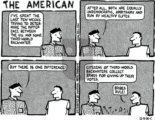 Ted Rall on Friday January 26, 2001 Comic Strip