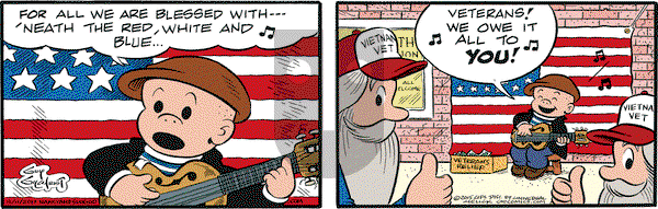 Nancy on Wednesday November 11, 2015 Comic Strip