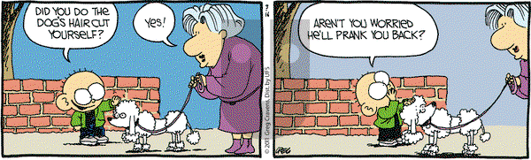 The Buckets on Wednesday March 16, 2011 Comic Strip